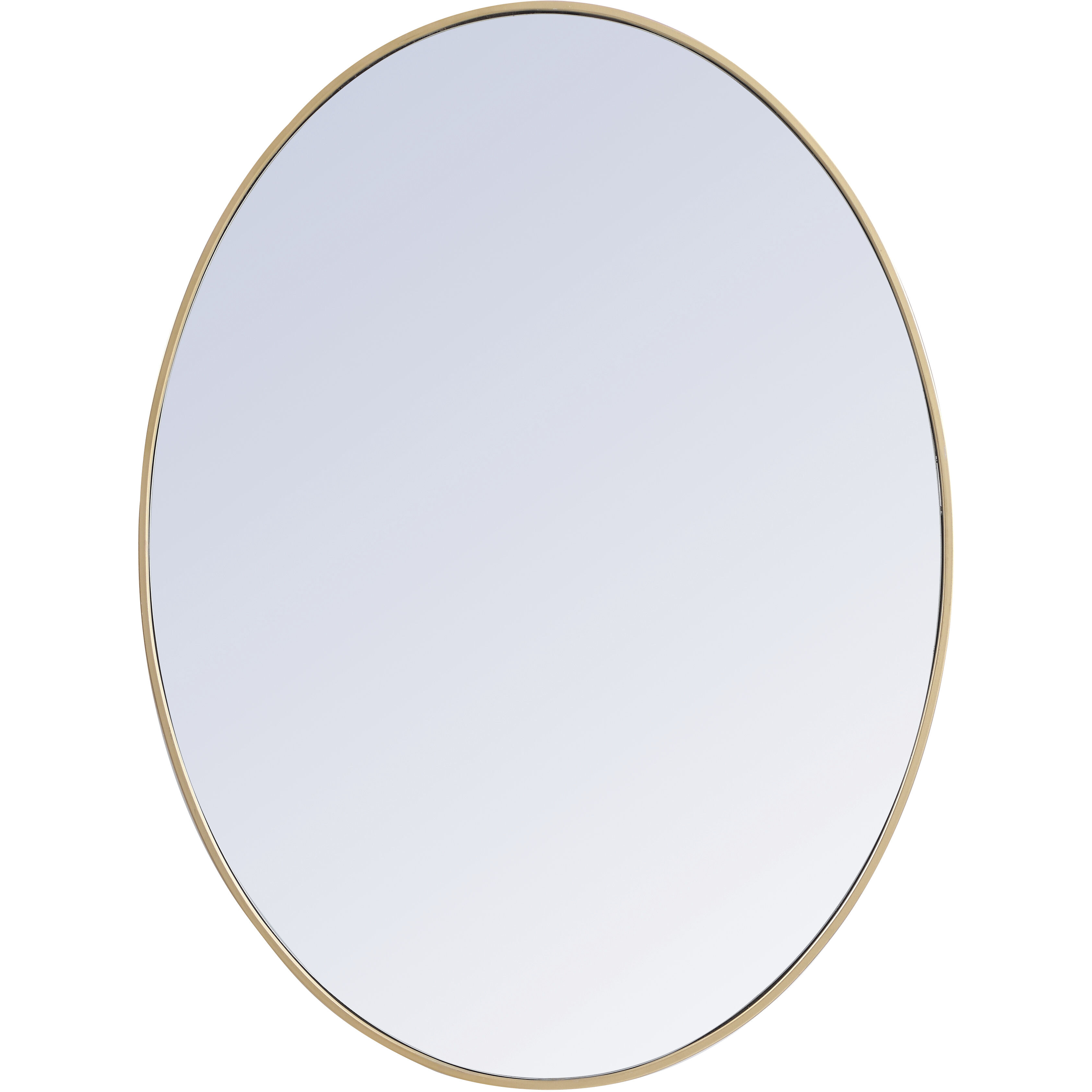 Eternity 40 X 30 inch Brass Wall Mirror