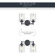 Winslow 2 Light 13 inch Black Wall Mt Bath 2 Arm Wall Light