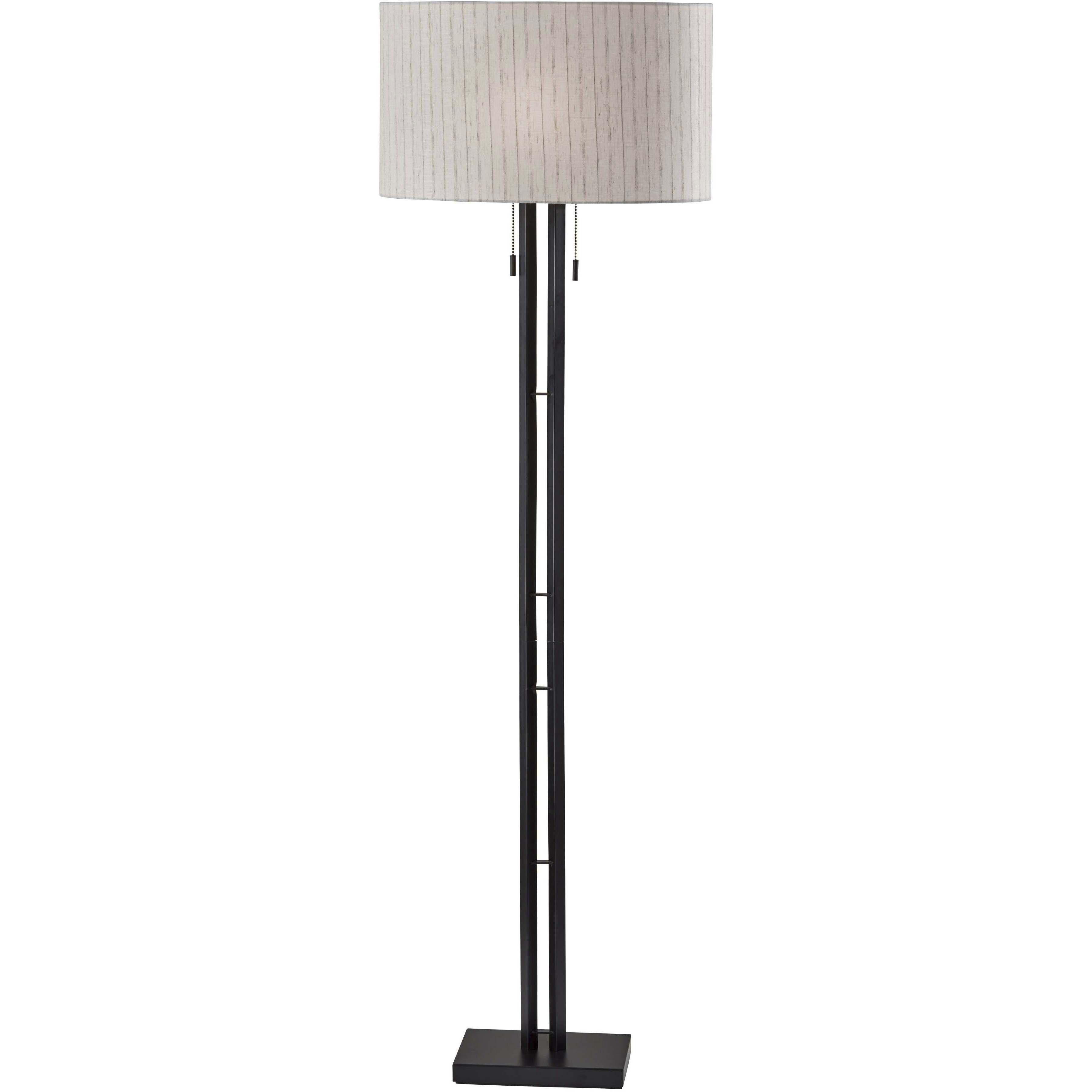 Foster 62 inch 100.00 watt Black Floor Lamp Portable Light