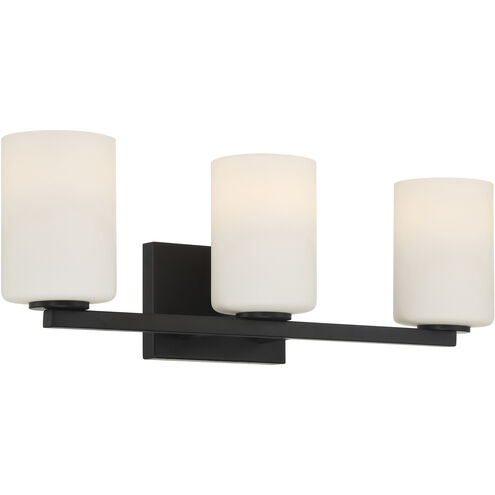 Sienna 21 inch Matte Black Bath Vanity Light Wall Light