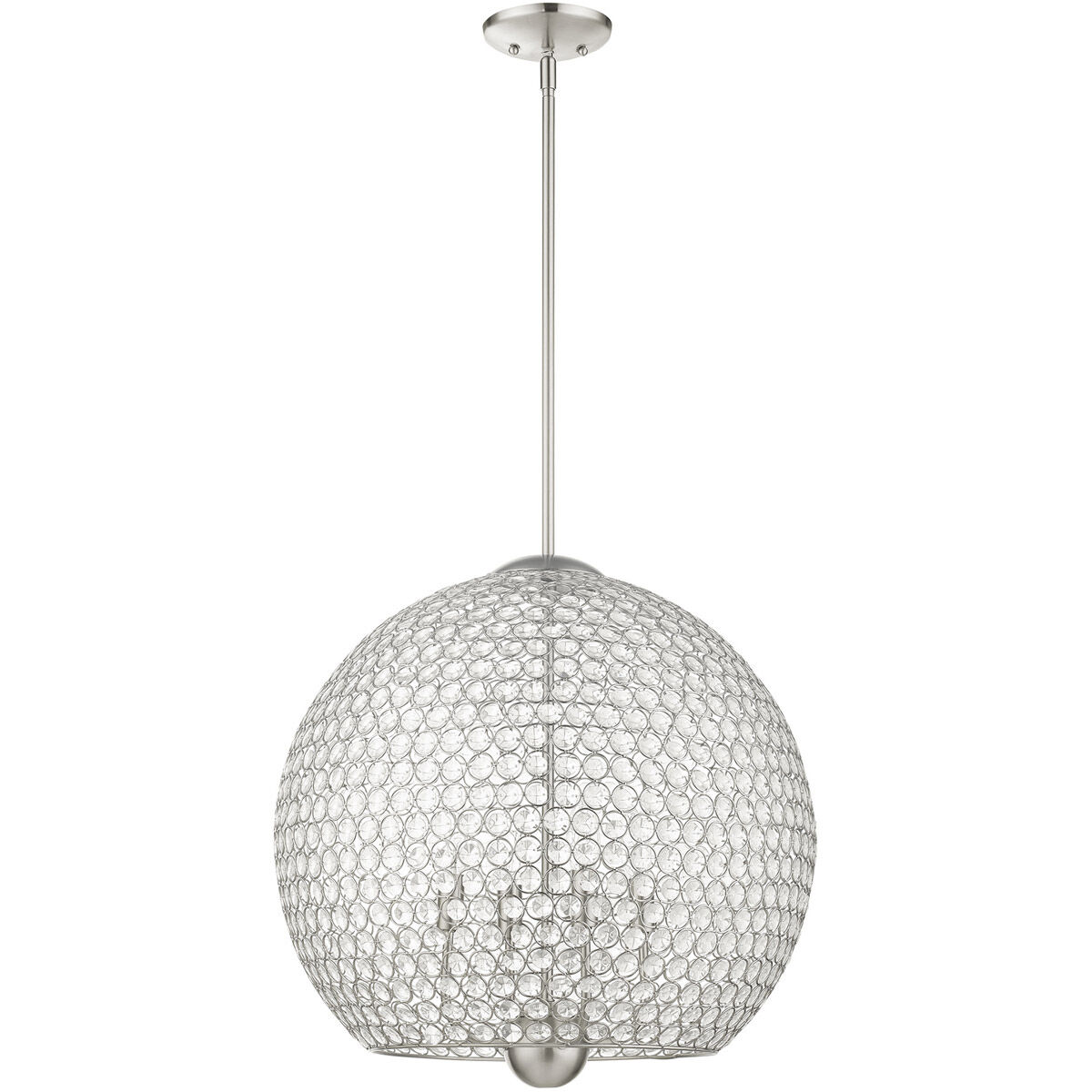 Oldwick 1 Light 8 inch Brushed Nickel Pendant Ceiling Light