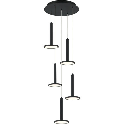 Extraterrestrial LED Matte Black Pendant Ceiling Light