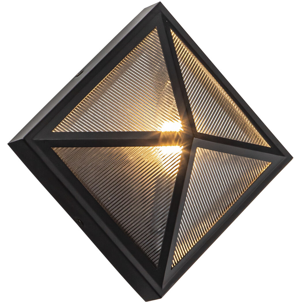 Cairo 1 Light 11 inch Black Exterior Wall Sconce