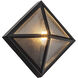 Cairo 1 Light 11 inch Black Outdoor Wall Light