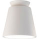 Radiance Collection 1 Light 7.5 inch Antique Copper Flush-Mount Ceiling Light