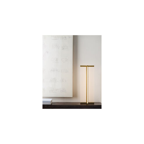 Sean Lavin Rohe 24.7 inch 24.9 watt Natural Brass Table Lamp Portable Light, Integrated LED