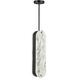 Pascal LED 5 inch Matte Black Pendant Ceiling Light