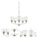 Drake 5 Light 25 inch Polished Nickel Chandelier Ceiling Light