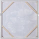 White Lilies Grey and Rust Red and and Gold Metallic Multi-color and Painted Wall Art