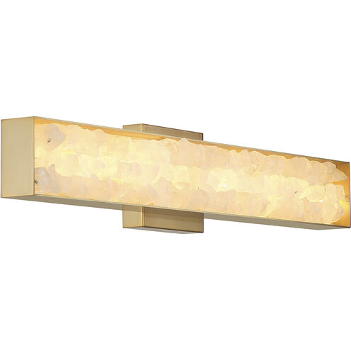 Divinely LED 3 inch Celeste Brass ADA Wall Sconce Wall Light