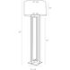 Hoyt 67 inch 150 watt Bronze Floor Lamp Portable Light