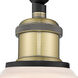 Ballston Ellery 1 Light 5 inch Black Antique Brass Sconce Wall Light