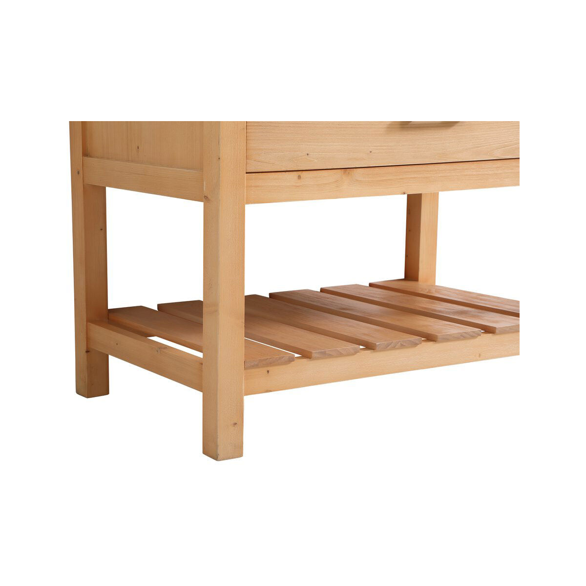 Clement 36 X 22 X 34 inch Natural Wood Bathroom Vanity Cabinet