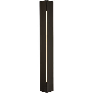 Gallery 2 Light 35.9 inch Coastal Burnished Steel Outdoor Sconce