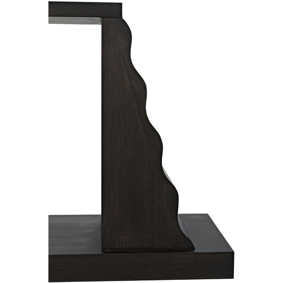 Aurora 72 X 18 inch Ebony Walnut Console