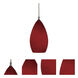 Signature 1 Light 4.1 inch Brushed Steel Pendant Set Ceiling Light