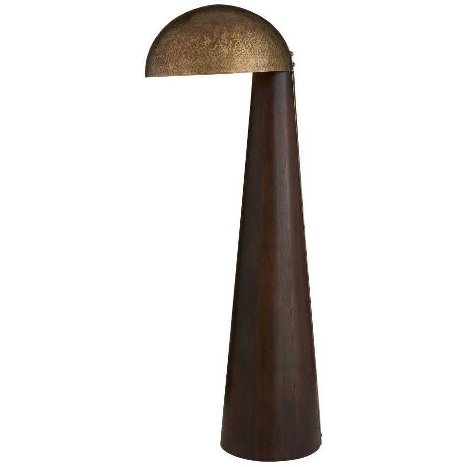 Hoffman 63 inch 60.00 watt Umber Mango Wood Floor Lamp Portable Light