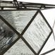 Maybelle 8 Light 37 inch Antique Brushed Brass / Silver Mercury Glass Chandelier Ceiling Light