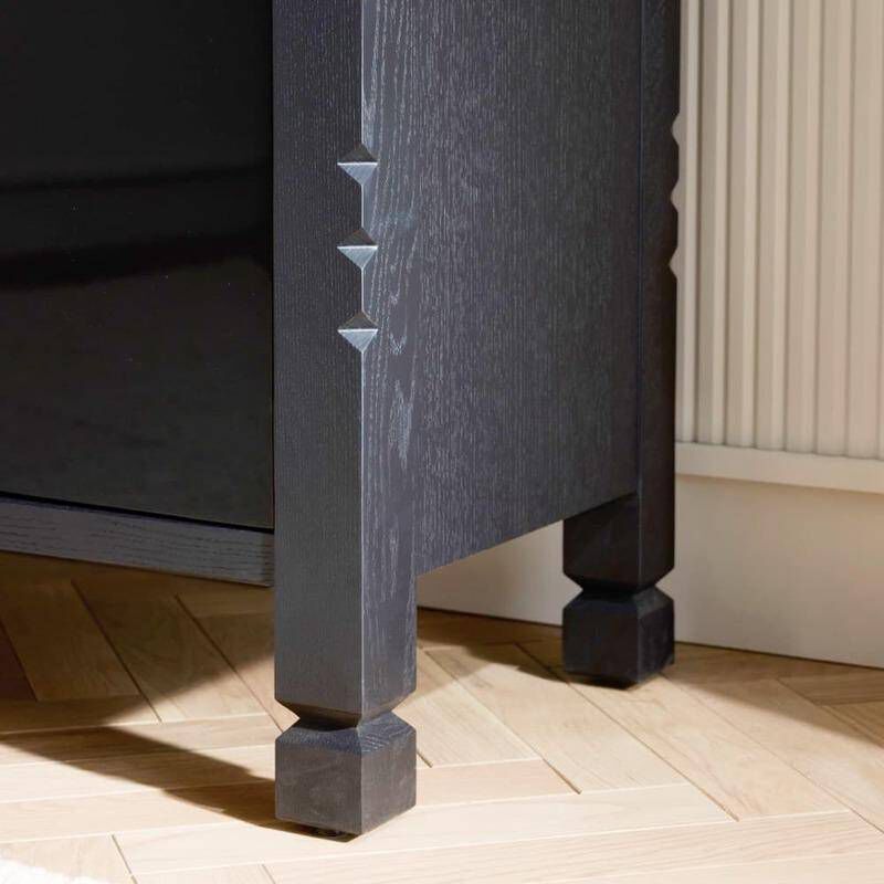 Jericho Black and Ebony Cabinet