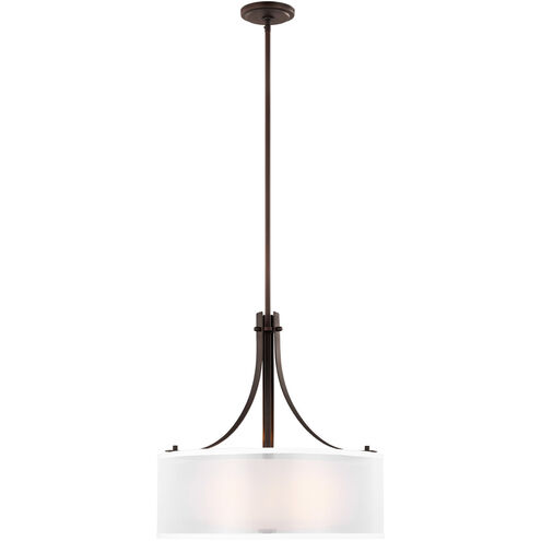 Elmwood Park 3 Light 19 inch Bronze Pendant Ceiling Light