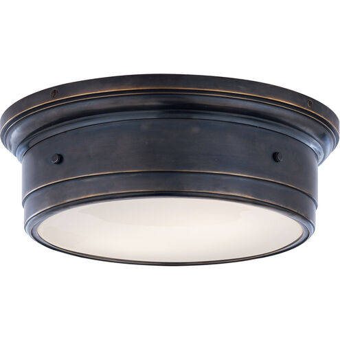 Siena2 2 Light 14 inch Bronze Flush Mount Ceiling Light, Large
