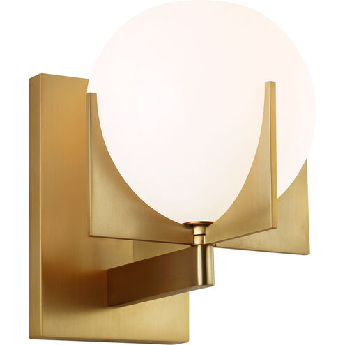 Abbott 1 Light 6.38 inch Burnished Brass Wall Bath Fixture Wall Light