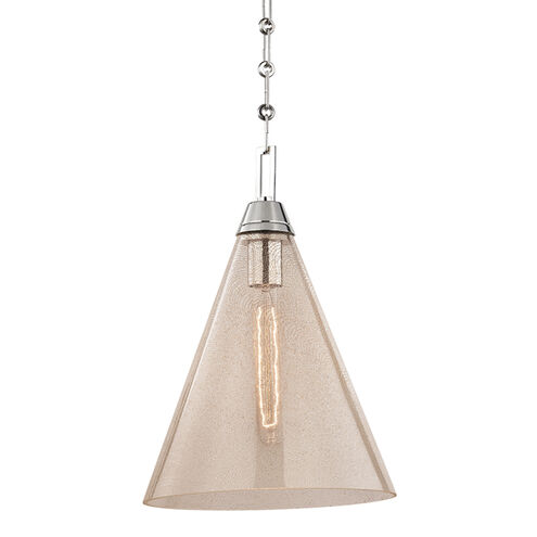 Newbury 1 Light 10.75 inch Polished Nickel Pendant Ceiling Light