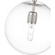 Kairo 1 Light 12 inch Polished Nickel Indoor Pendant Ceiling Light