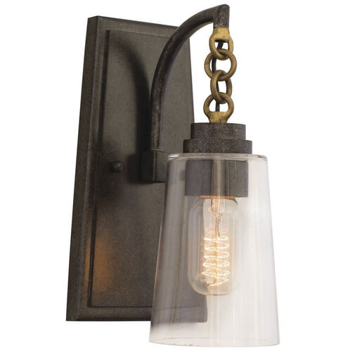 Dillon 1 Light 6 inch Milled Iron Wall Sconce Wall Light