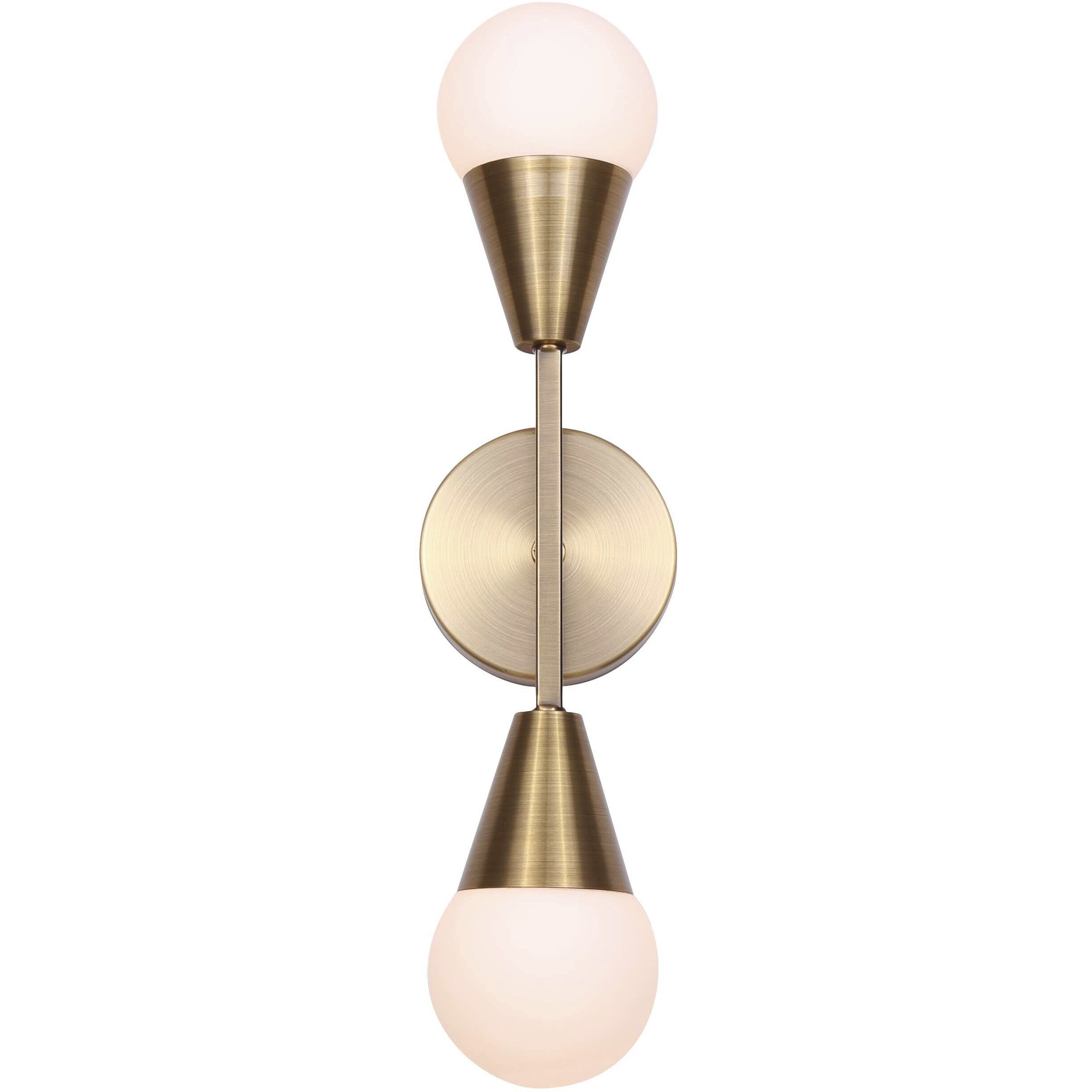 Arlowe 2 Light 4.75 inch Gold Wall Light
