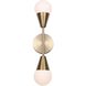 Arlowe 2 Light 4.75 inch Gold Wall Light