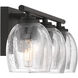 Glint 3 Light 24 inch Dark Bronze Vanity Wall Light