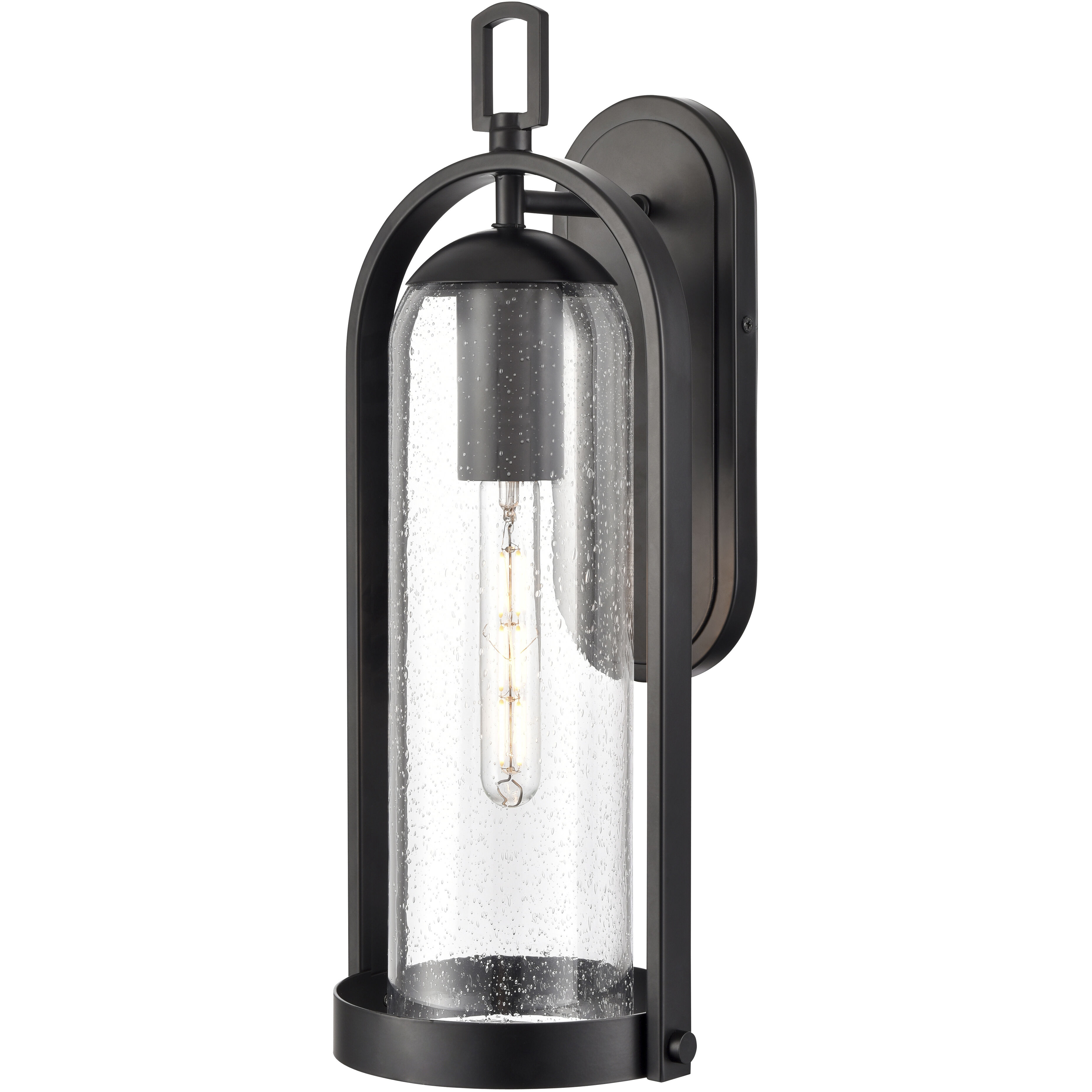 Luxio 1 Light 20 inch Powder Coated Black Outdoor Wall Sconce