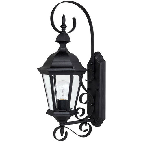 Spencer 1 Light 23 inch Black Outdoor Wall Lantern