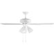 Linden 52 LED 3 52 inch Matte White Ceiling Fan