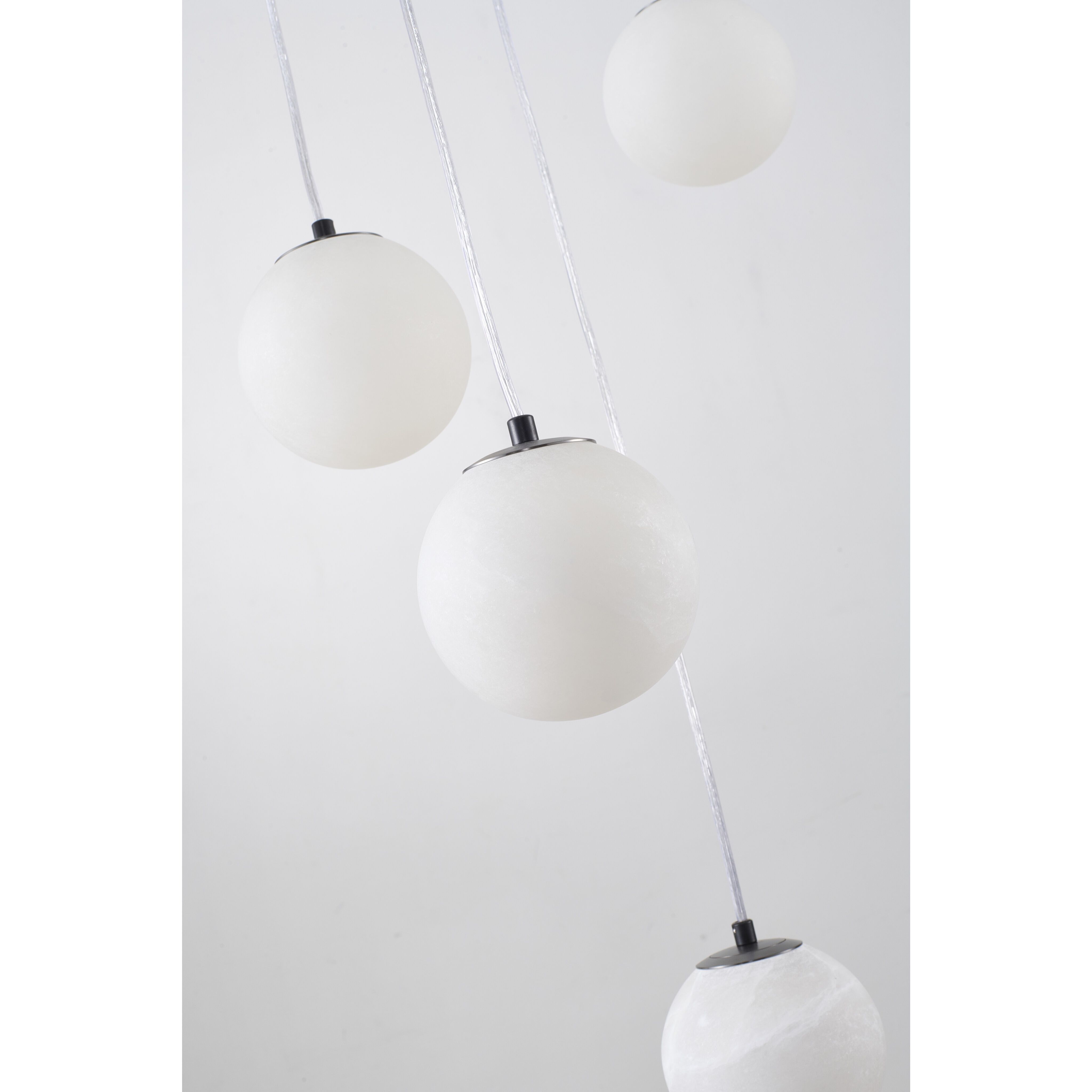 WHP Series 12 Light 24 inch Black Chandelier Ceiling Light