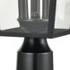 Main Street 3 Light 19 inch Black Outdoor Post Light