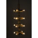 Axe 16 Light 8 inch Antique Brass Chandelier Ceiling Light