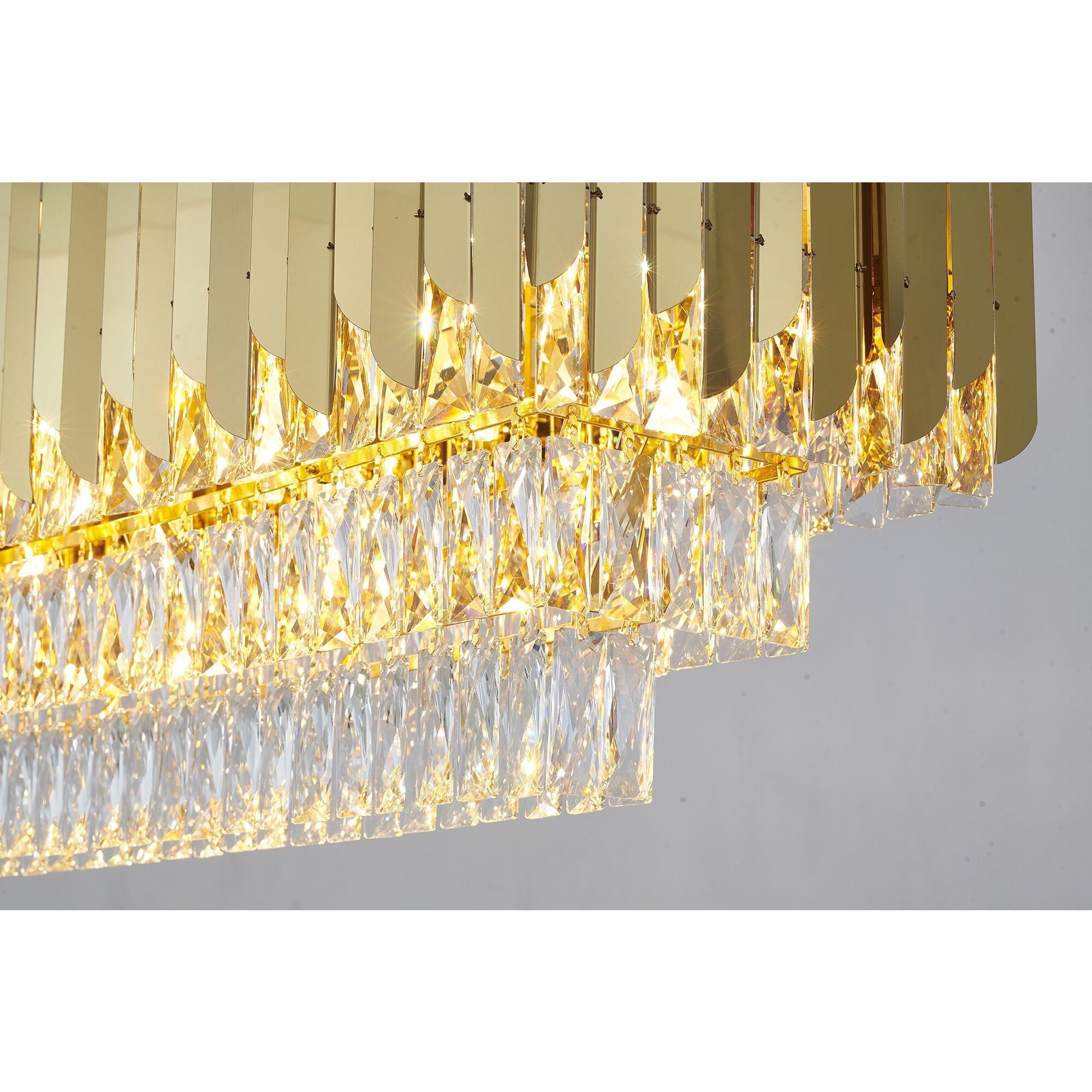 Canada LED 12.3 inch Gold Chandelier Ceiling Light