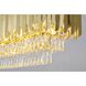 Canada LED 12.3 inch Gold Chandelier Ceiling Light