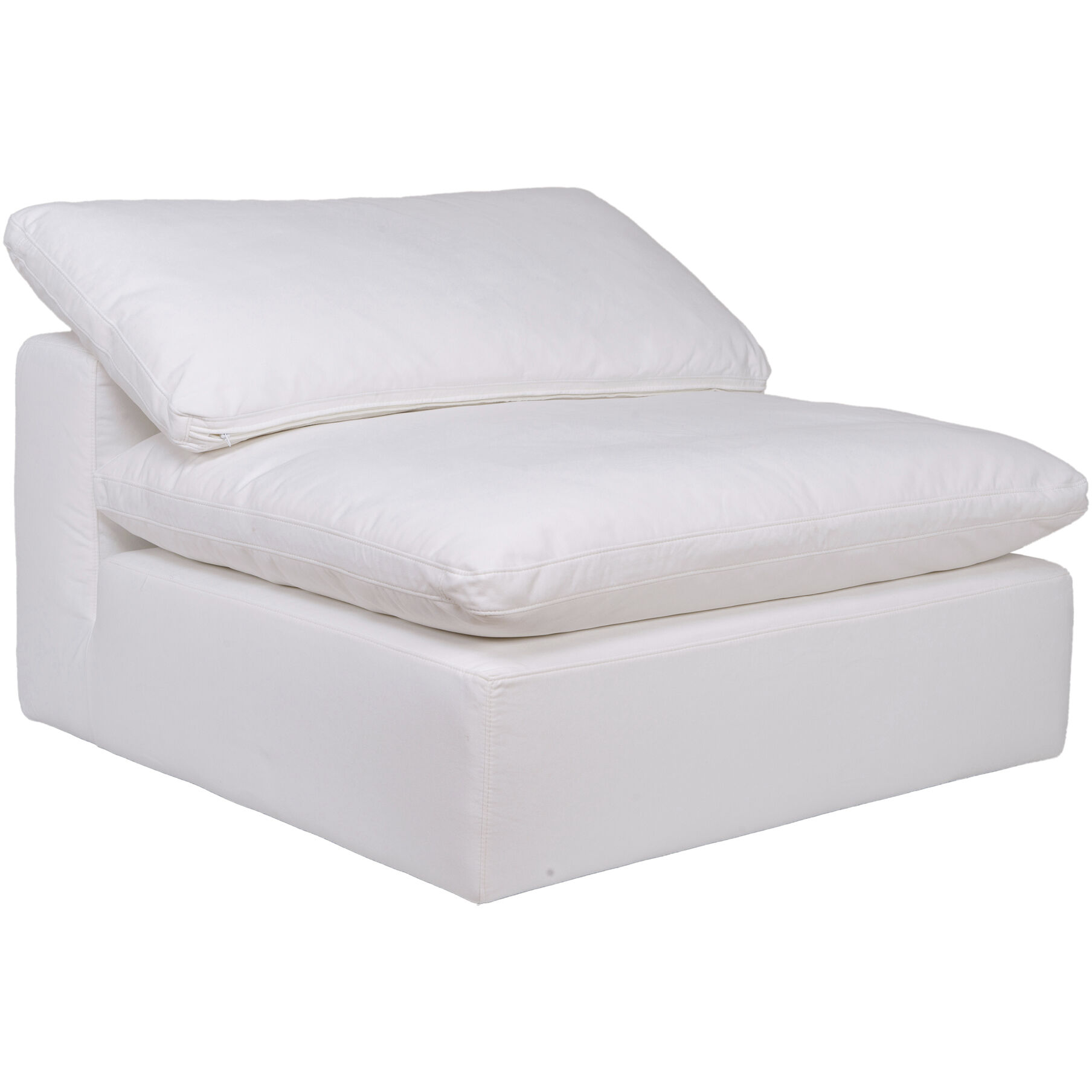 Clay White Slipper Chair