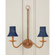 Bell Indigo Chandelier Shade, Suzanne Duin Collection