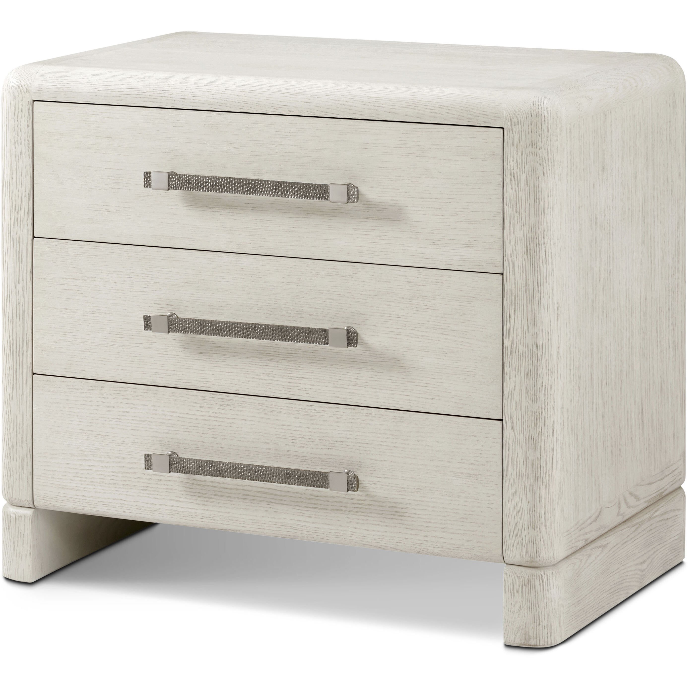 Luna 32 X 28 inch Cascade Nightstand, Wooden, 3-Drawer