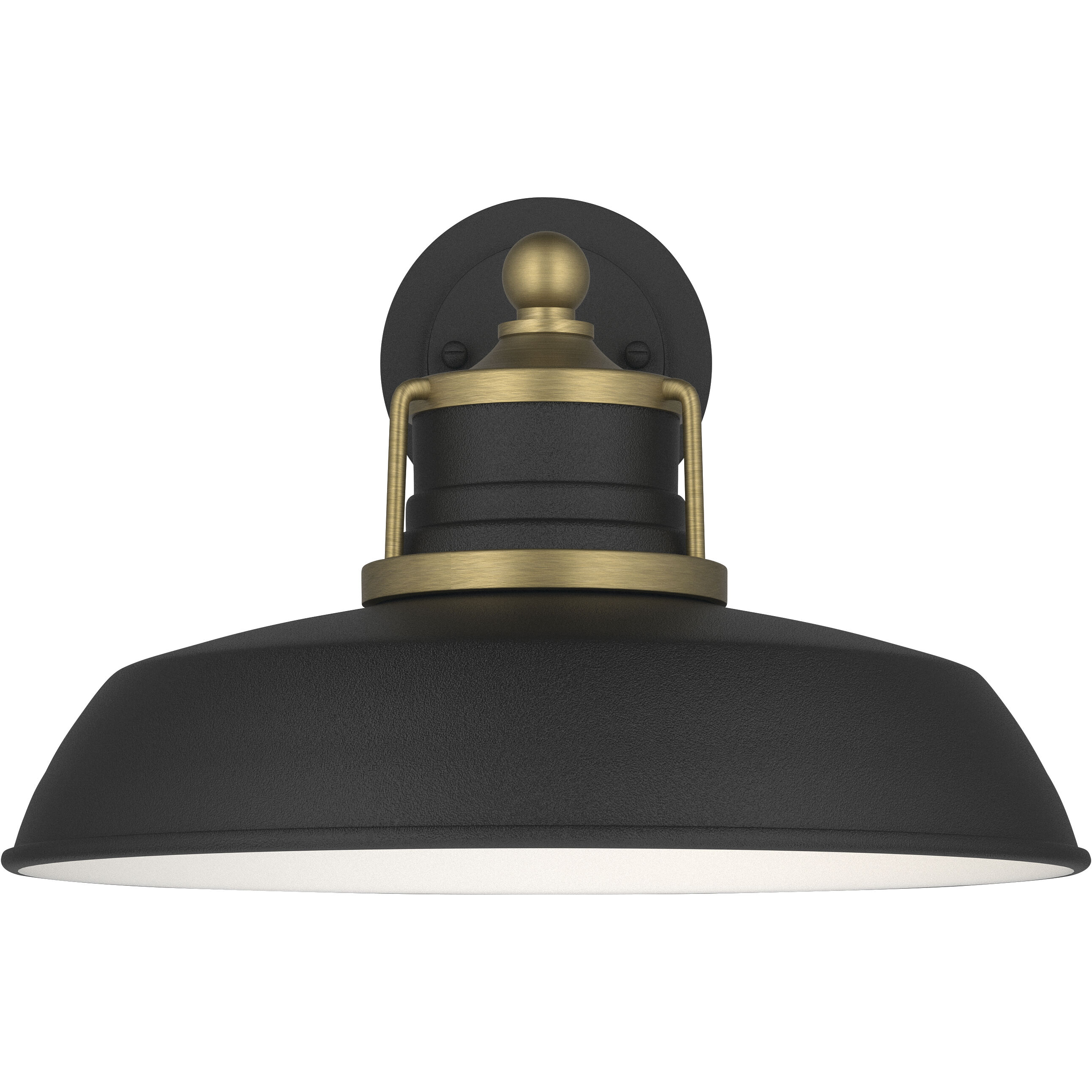 Fielding 1 Light 10 inch Natural Brass Outdoor Wall Light