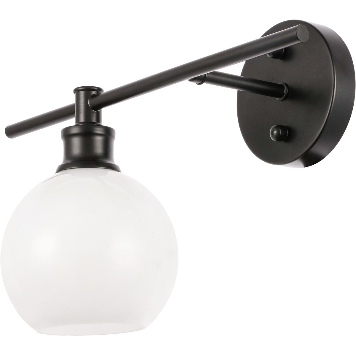 Collier 1 Light 14.7 inch Black Wall sconce Wall Light, Left