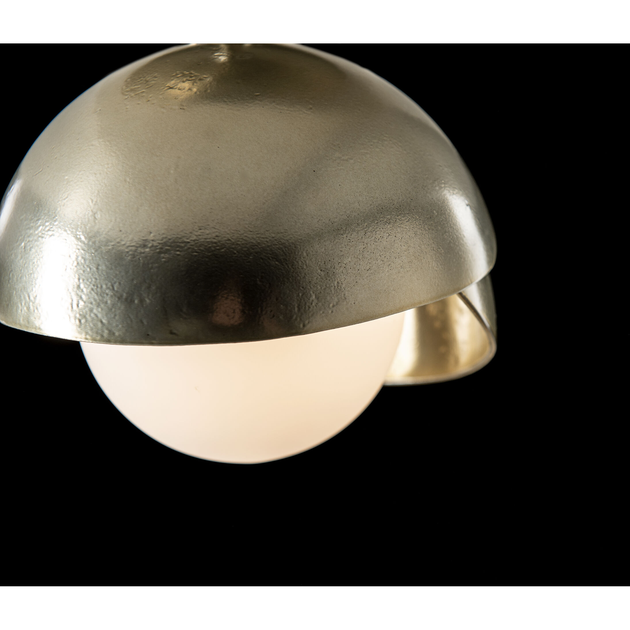 Brooklyn 1 Light 6 inch Modern Brass and Modern Brass Semi-Flush Ceiling Light