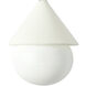 Alora Mood Rowan 7 inch Antique White Wall Sconce Wall Light