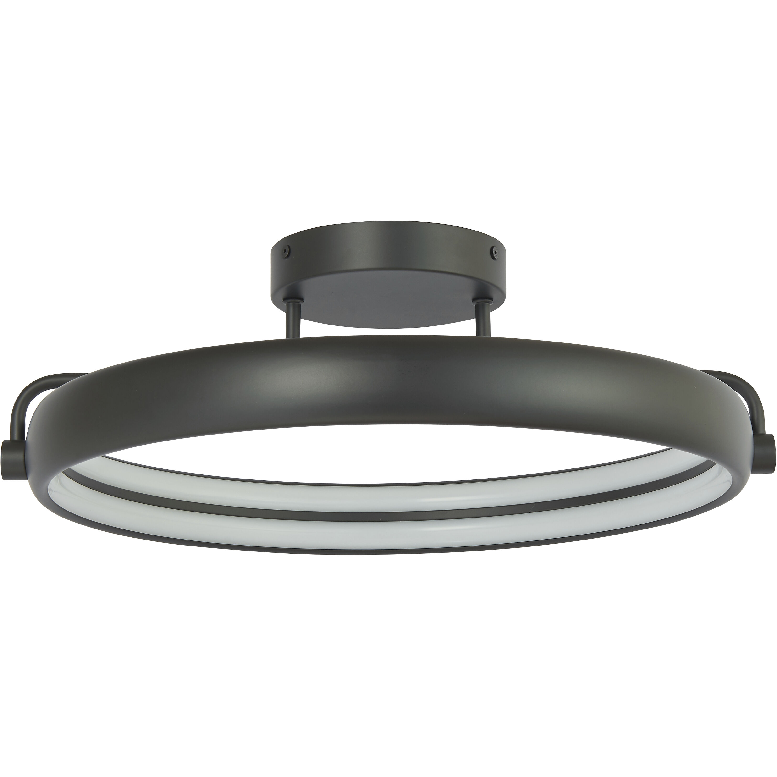 Rave LED 18 inch Matte Black Flush Mount Ceiling Light