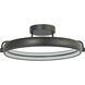 Rave LED 18 inch Matte Black Flush Mount Ceiling Light