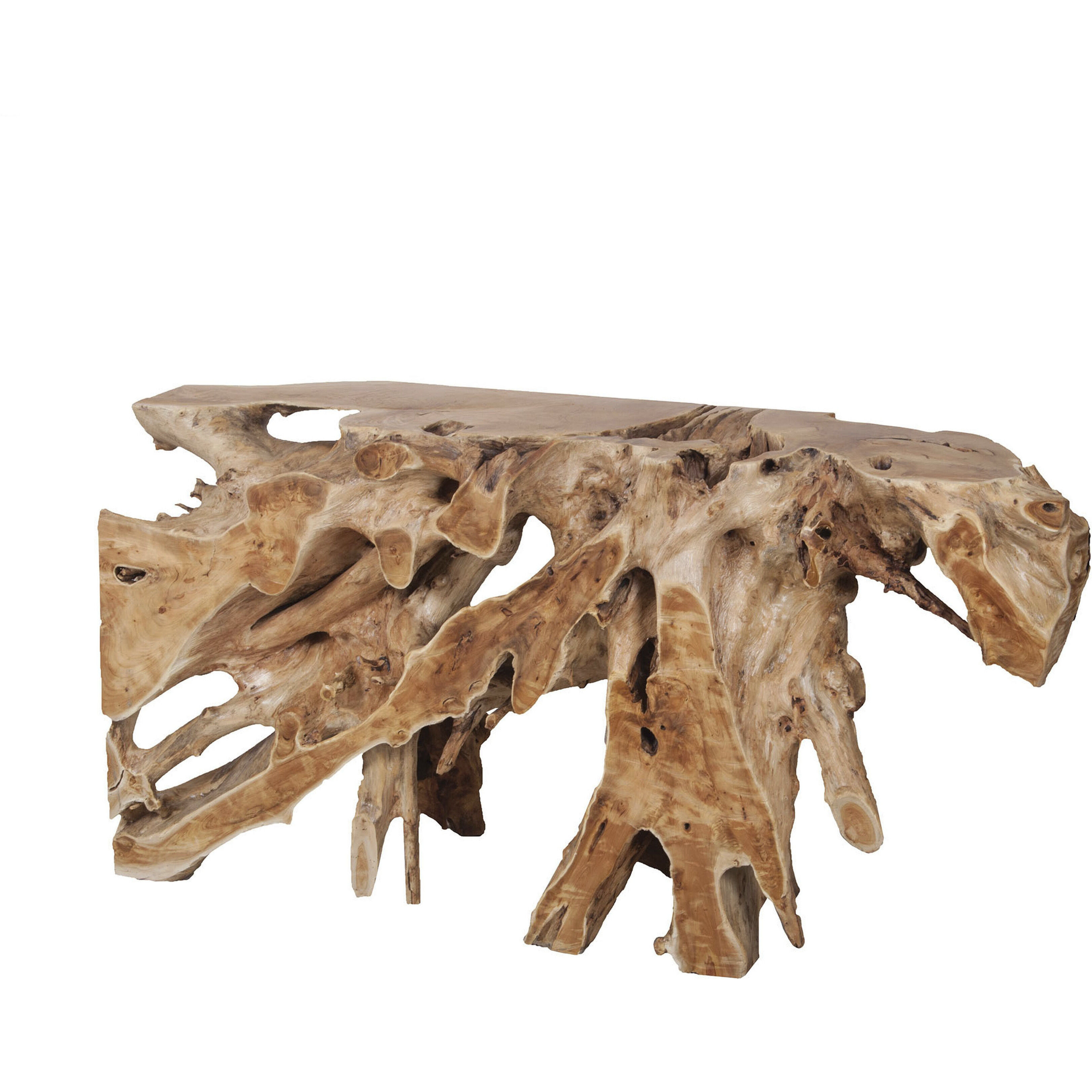 Teak Root 60 X 16 inch Natural Console Table